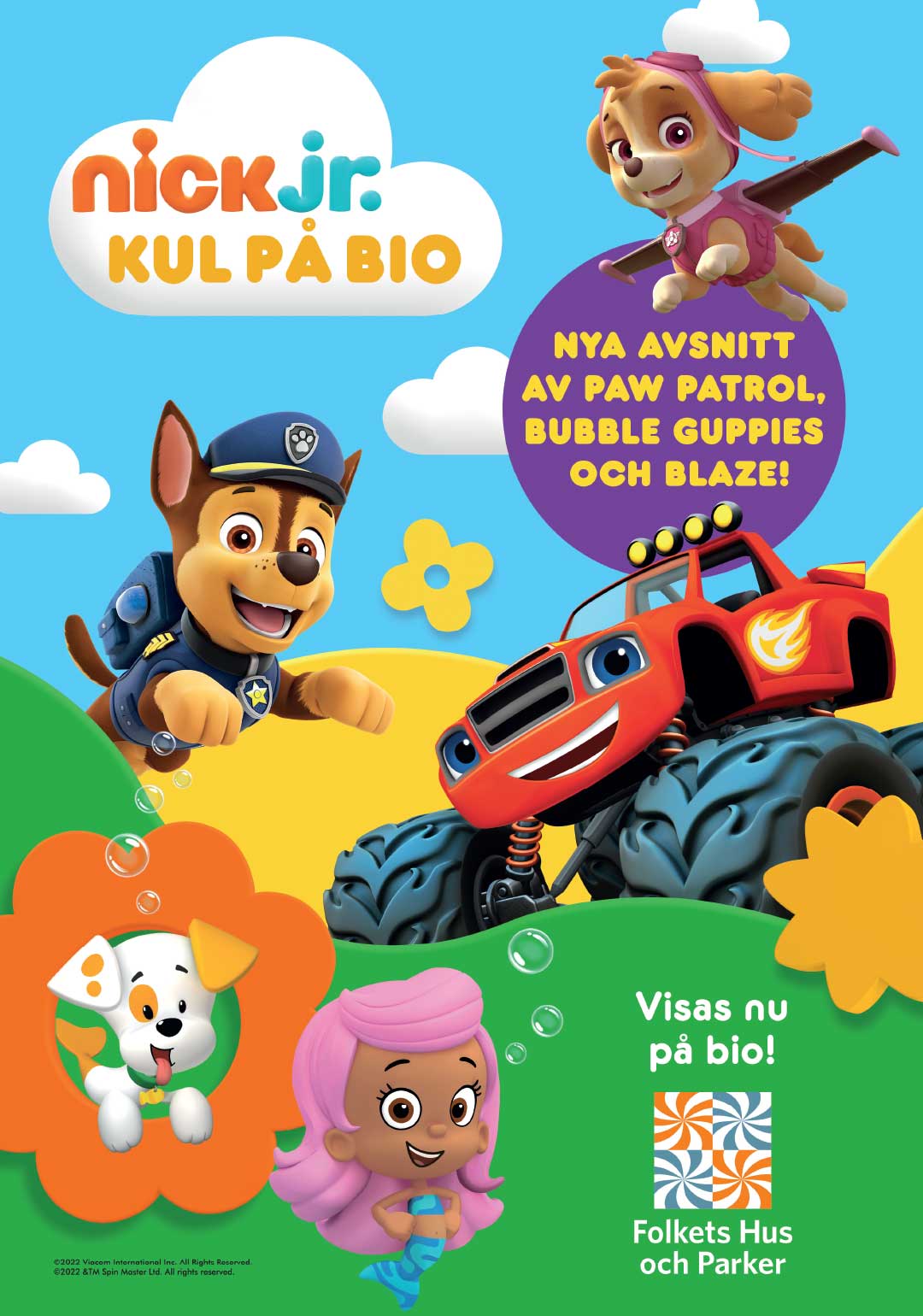 PAW Patrol, Blaze och Bubble Guppies: Kul på bio!