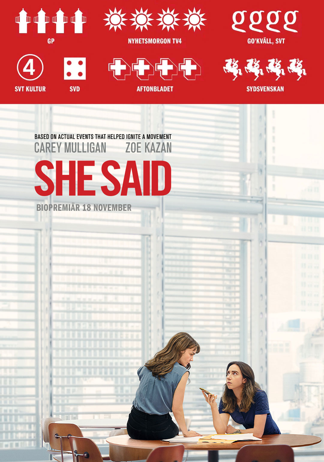 She said