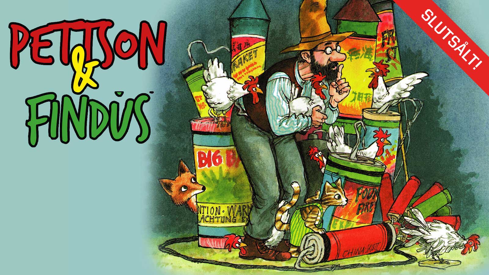 Rävjakten med Pettson och Findus – Slutsålt!